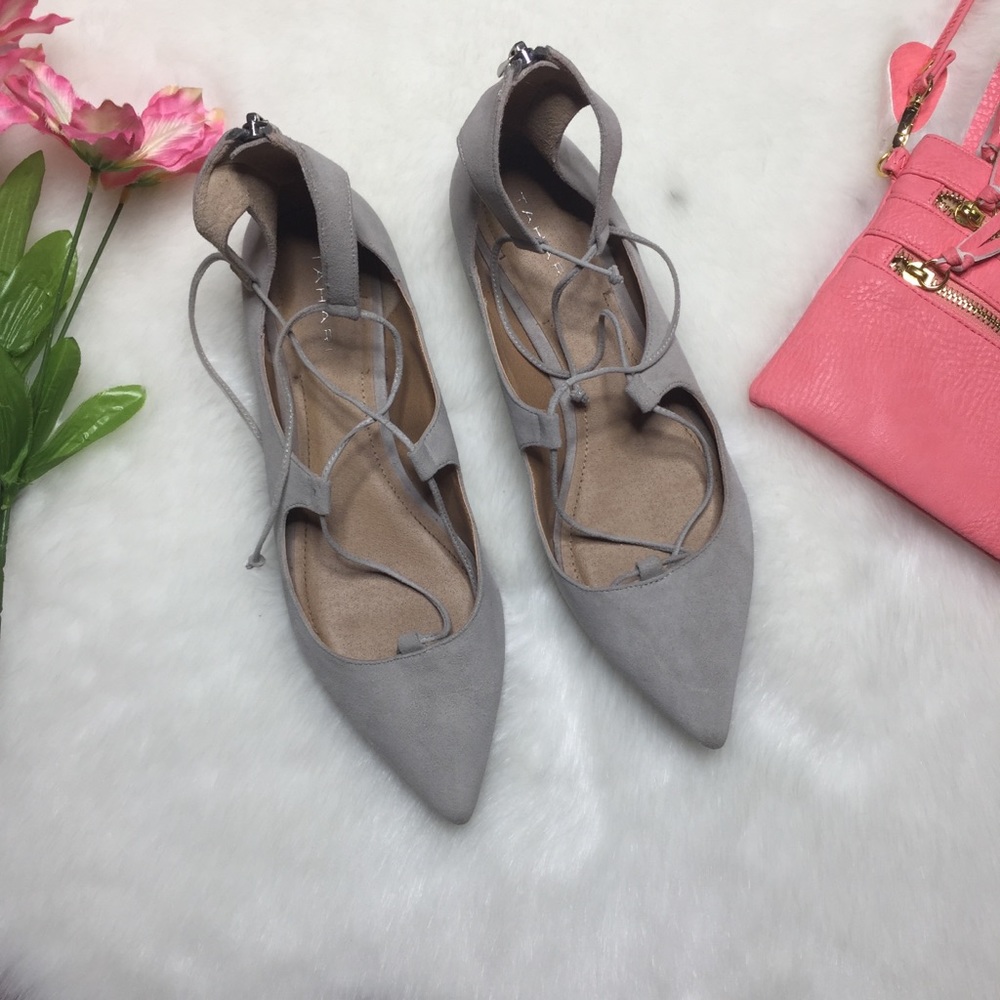 Tahari lace up back zipper shoes - NWOT